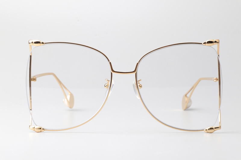 GG0252S Eyeglasses Gold