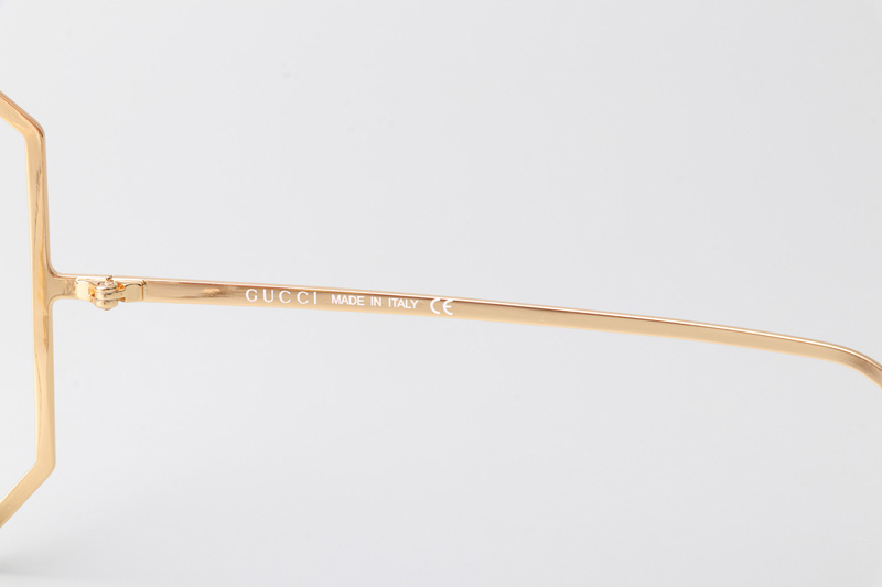 GG0252S Eyeglasses Gold