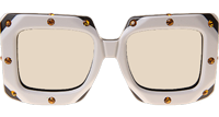 GG0481S Sunglasses In White Mirror
