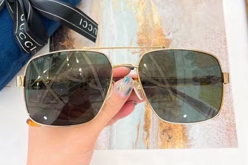 GG0529S Sunglasses In Gold Tortoise