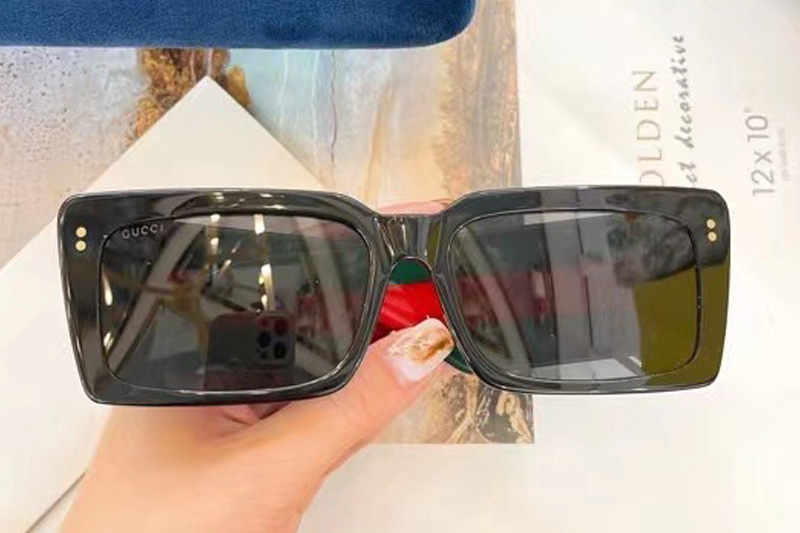 GG0543S Sunglasses In Black Green Red