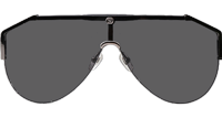 GG0584S Sunglasses Gunmetal Black Gray