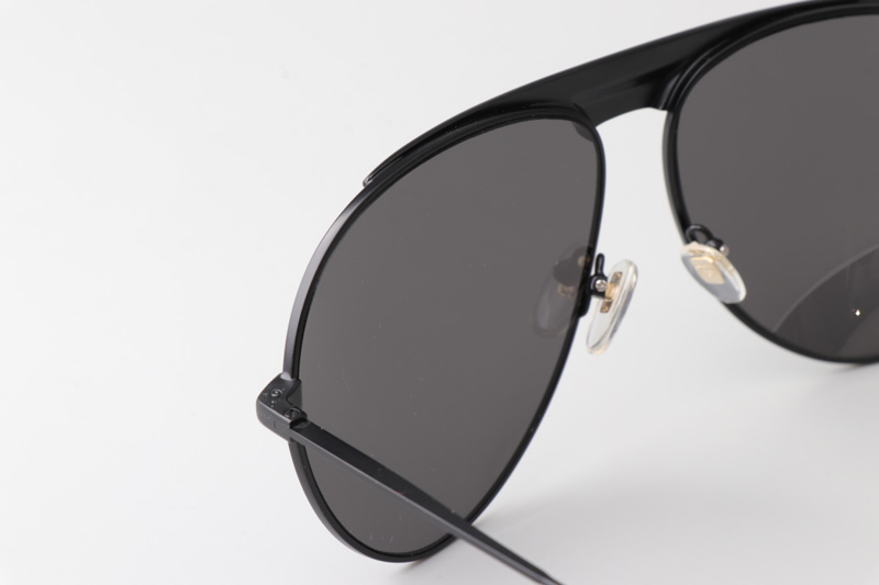 GG0908S Sunglasses Black Gray