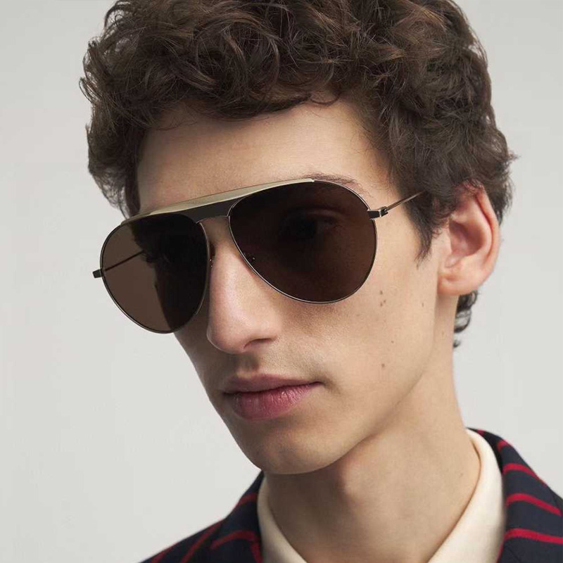 GG0908S Sunglasses Gold Brown