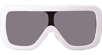 GG1011S Sunglasses White Black Gray