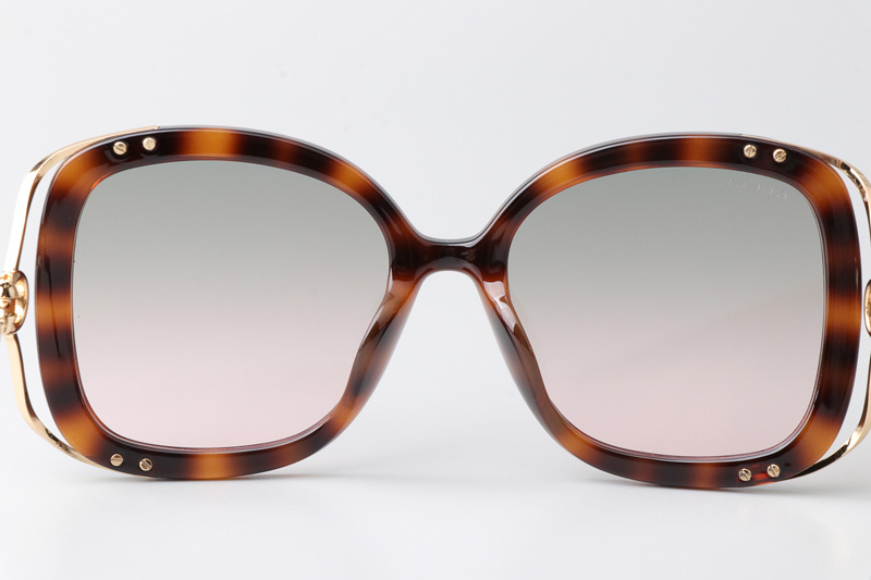 GG1021S Sunglasses Tortoise Gold Gradient Pink