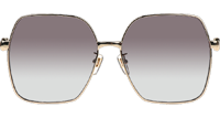 GG1024S Sunglasses In Gold Black Gradient Grey