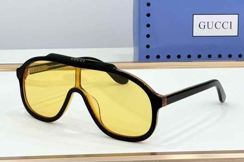 GG1038S Sunglasses Black Yellow