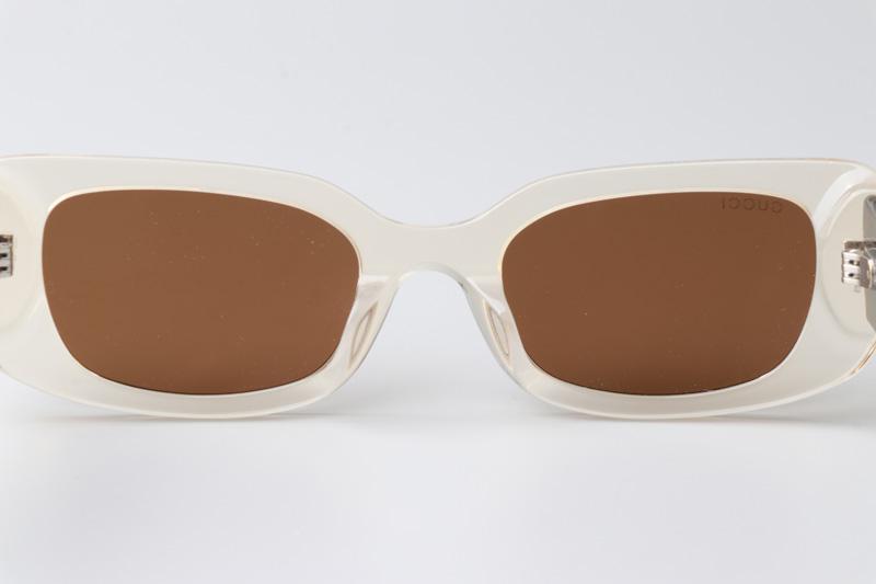 GG1081S Sunglasses Transparent Tortoise Brown