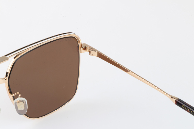 GG1099SA Sunglasses In Gold Brown