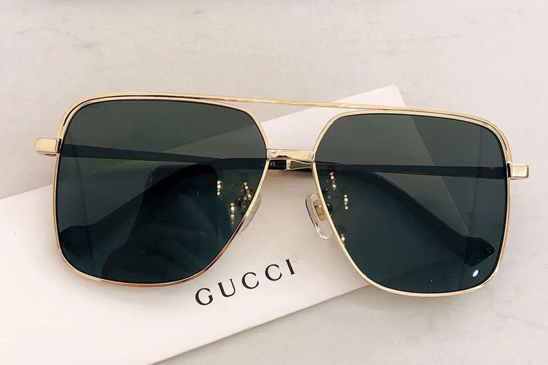 GG1099SA Sunglasses In Gold Green