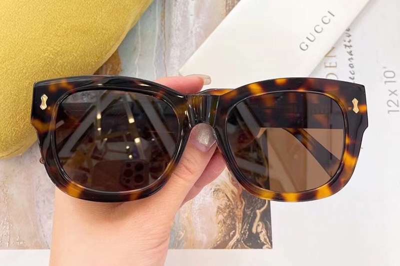 GG1110S Sunglasses In Tortoise Brown