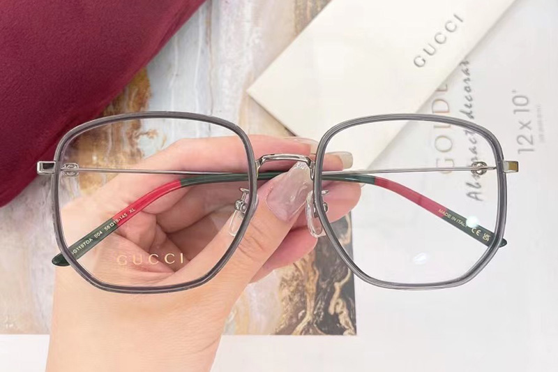 GG1197OA Eyeglasses In Grey Green Red
