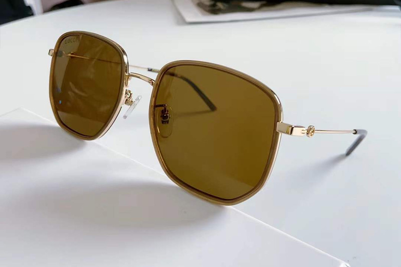 GG1197OA Sunglasses Gold Brown