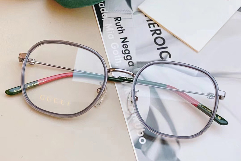GG1198OA Eyeglasses In Grey Green Red