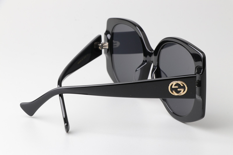 GG1257S Sunglasses Black Gray