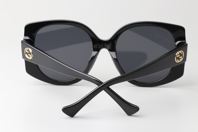 GG1257S Sunglasses Black Gray