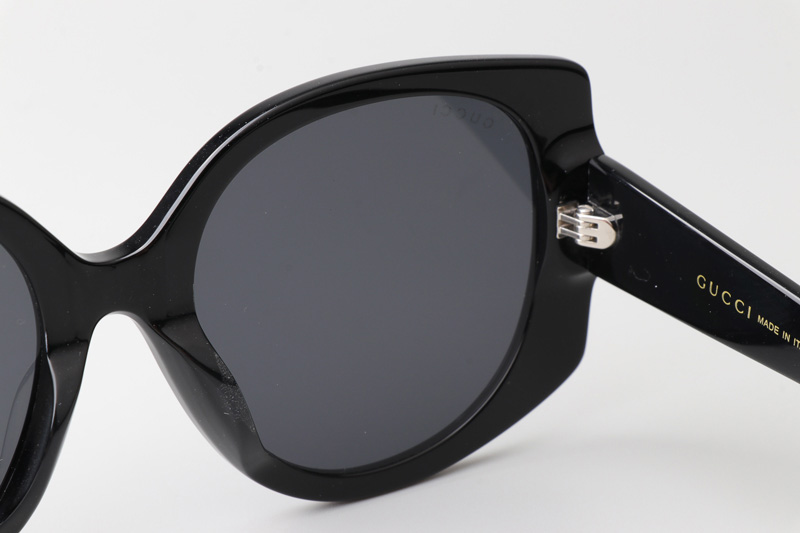 GG1257S Sunglasses Black Gray