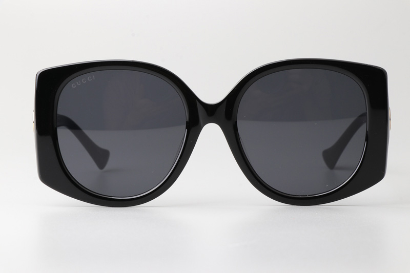 GG1257S Sunglasses Black Gray