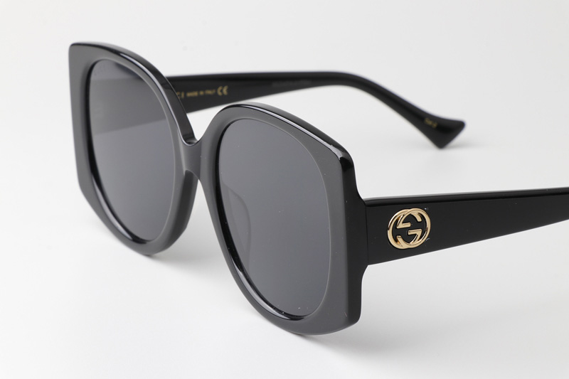 GG1257S Sunglasses Black Gray