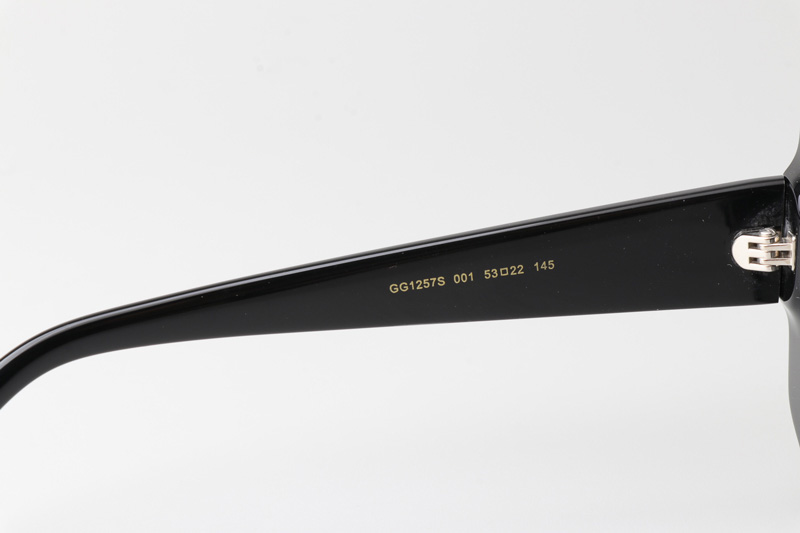 GG1257S Sunglasses Black Gray
