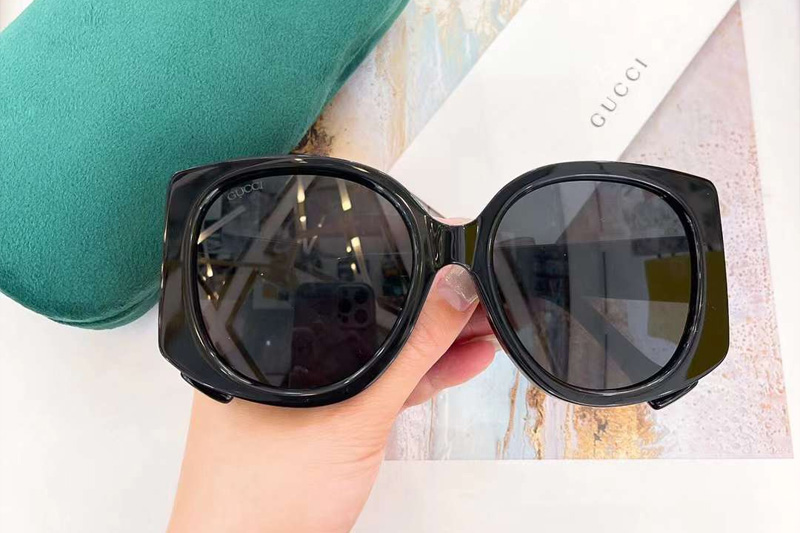 GG1257S Sunglasses In Black Gradient Grey