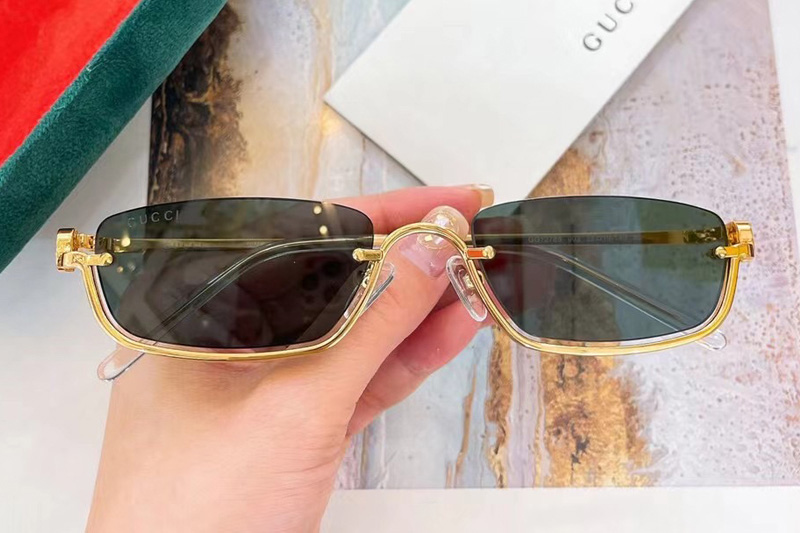 GG1278S Sunglasses In Gold Green