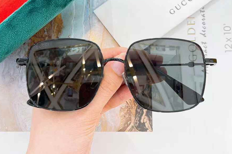 GG1306SK Sunglasses Black Gray