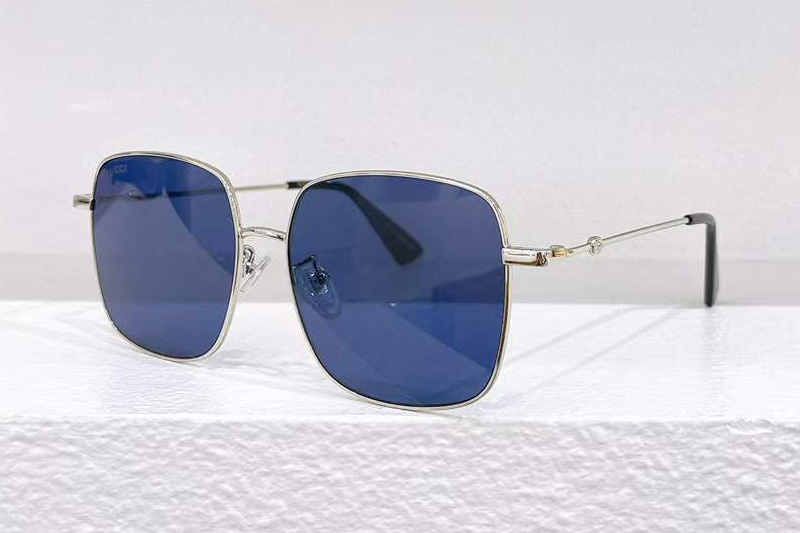 GG1306SK Sunglasses Silver Blue