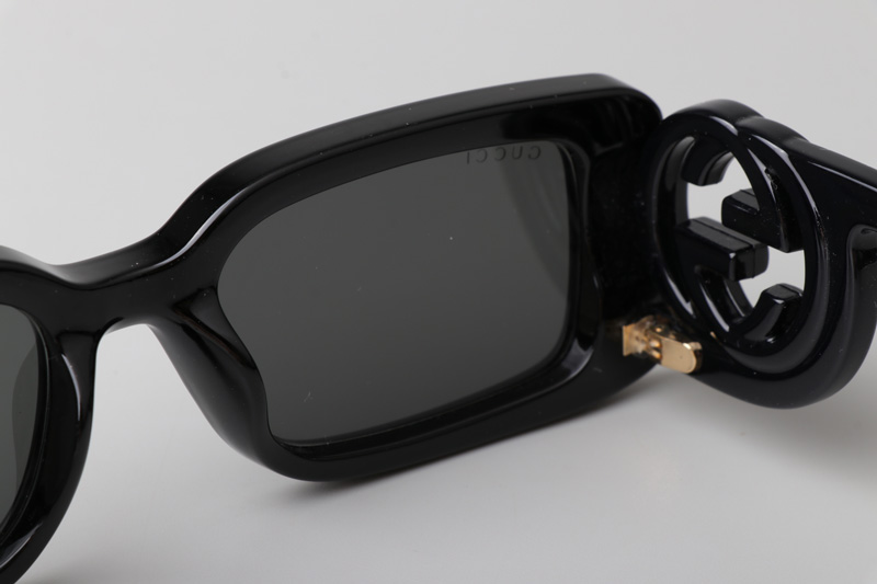 GG1325S Sunglasses Black Gray