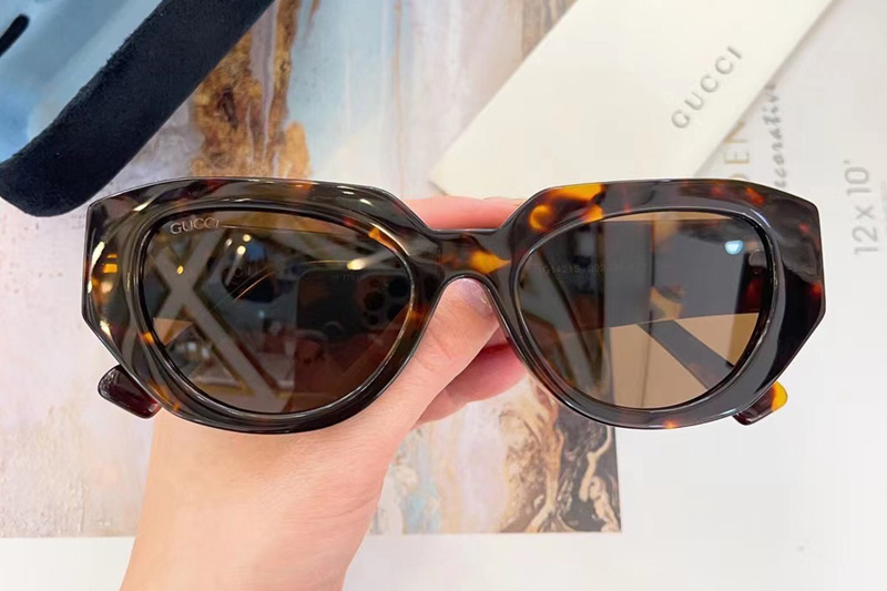 GG1421S Sunglasses In Tortoise Brown Lens