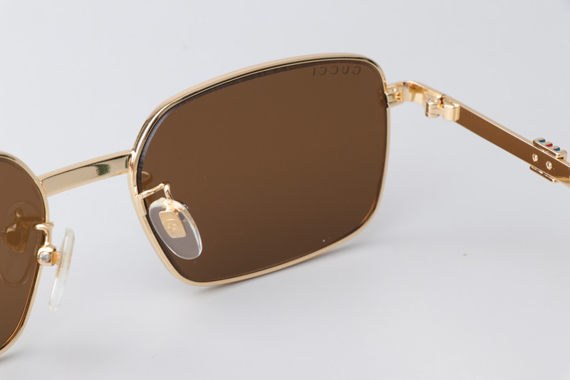 GG1495S Sunglasses Gold Brown