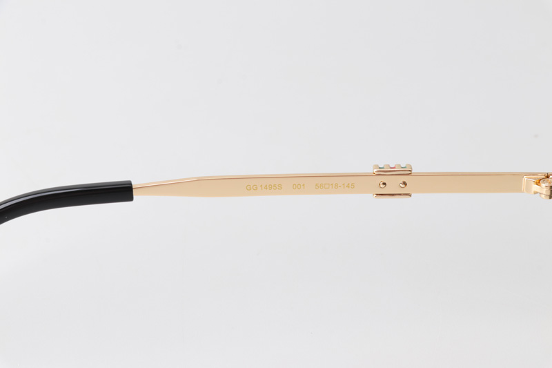 GG1495S Sunglasses Gold Gray