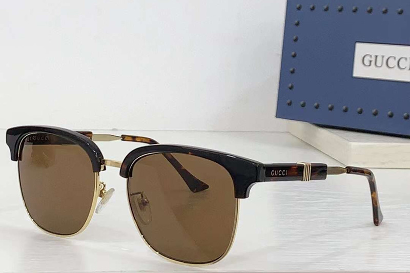 GG1499SK Sunglasses Tortoise Gold Brown