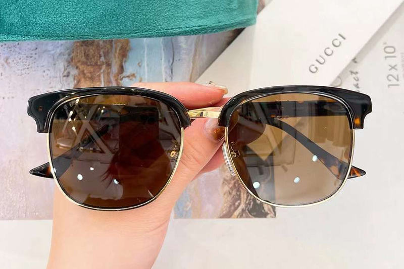 GG1499SK Sunglasses Tortoise Gold Brown