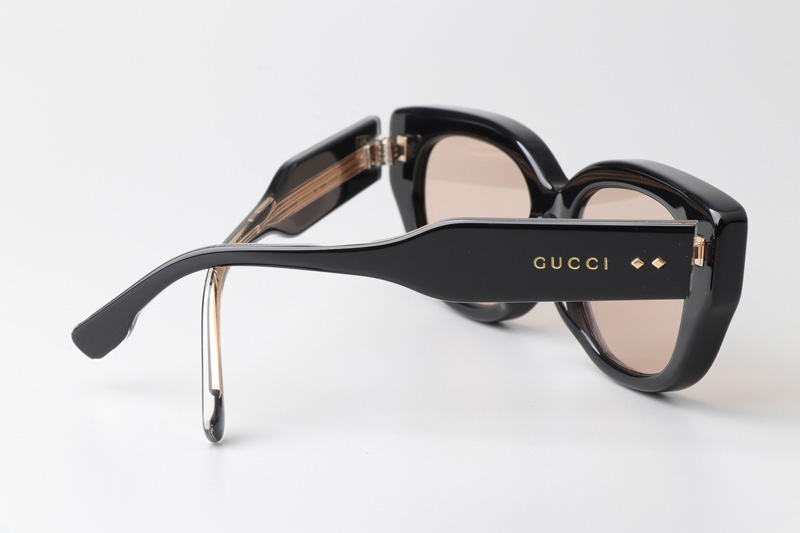 GG1532SA Sunglasses Black Light Brown