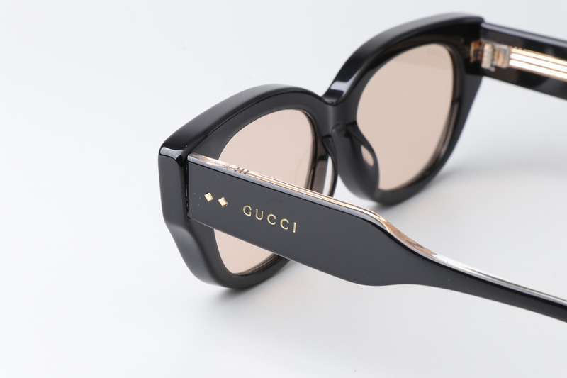 GG1532SA Sunglasses Black Light Brown
