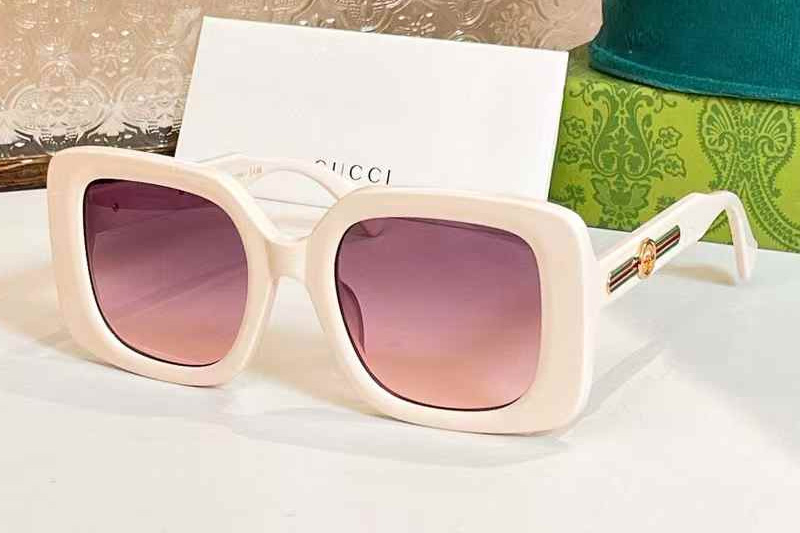 GG1557SK Sunglasses White Gradient Pink