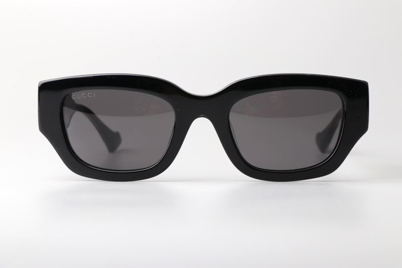 GG1558SK Sunglasses Black Silver Gray