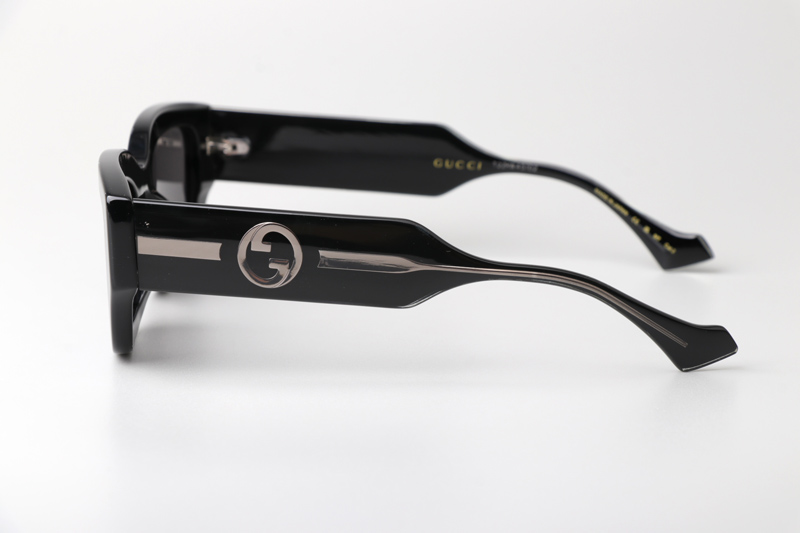 GG1558SK Sunglasses Black Silver Gray