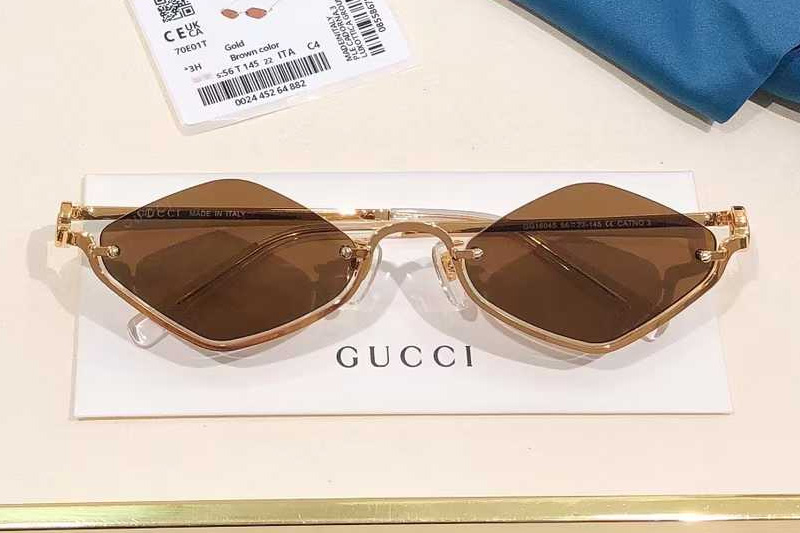 GG1604S Sunglasses Gold Brown