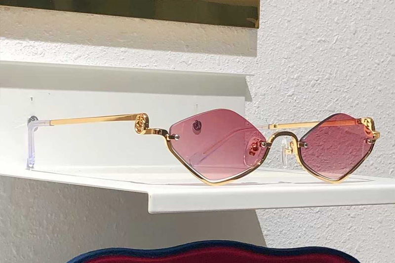 GG1604S Sunglasses Gold Gradient Pink