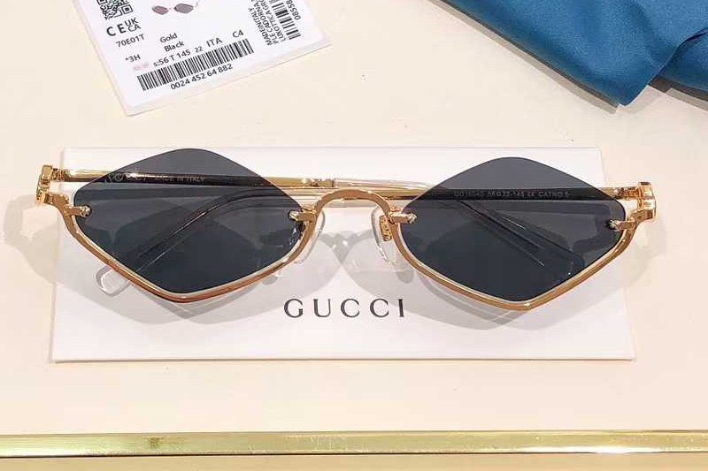 GG1604S Sunglasses Gold Gray