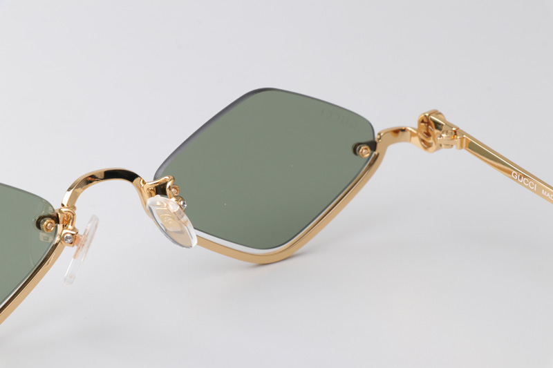 GG1604S Sunglasses Gold Green