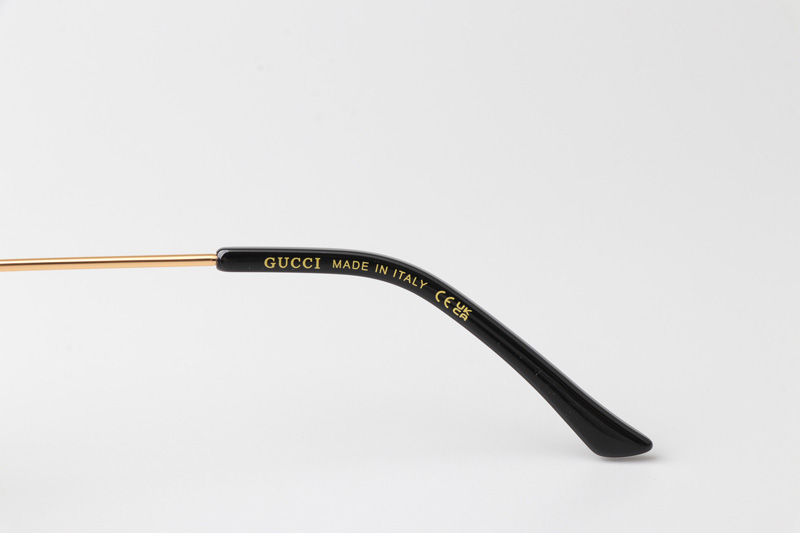GG1615 Sunglasses Black Gold Gray