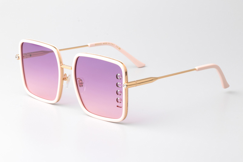 GG1615 Sunglasses Pink Gold Gradient Purple