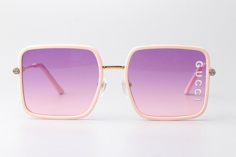 GG1615 Sunglasses Pink Gold Gradient Purple