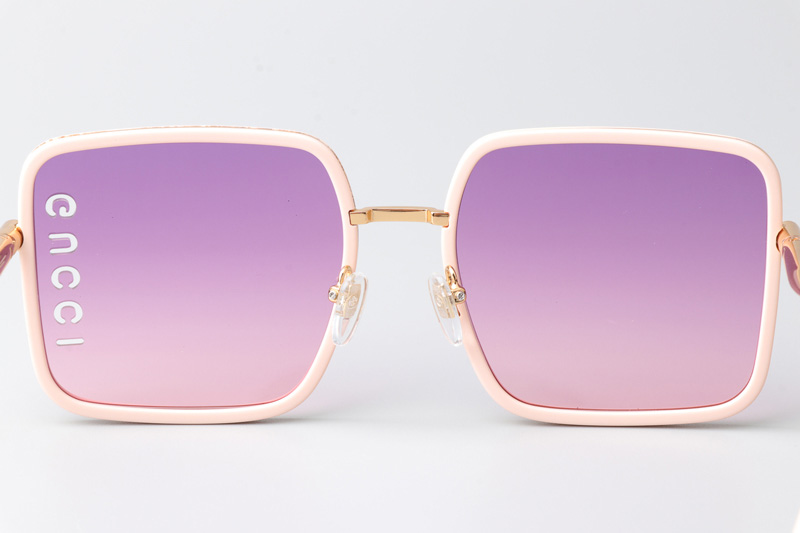 GG1615 Sunglasses Pink Gold Gradient Purple