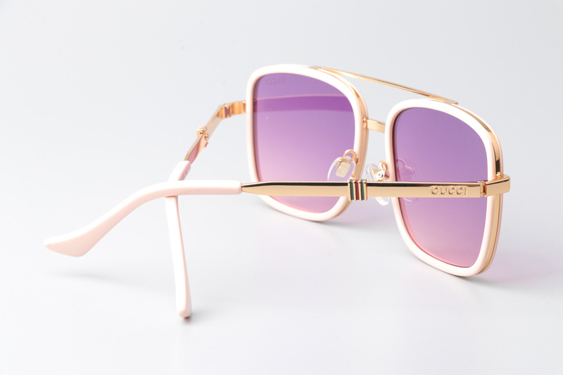 GG1617 Sunglasses Pink Gold Gradient Purple