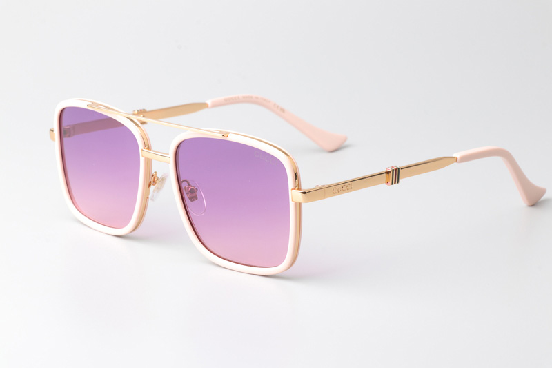 GG1617 Sunglasses Pink Gold Gradient Purple